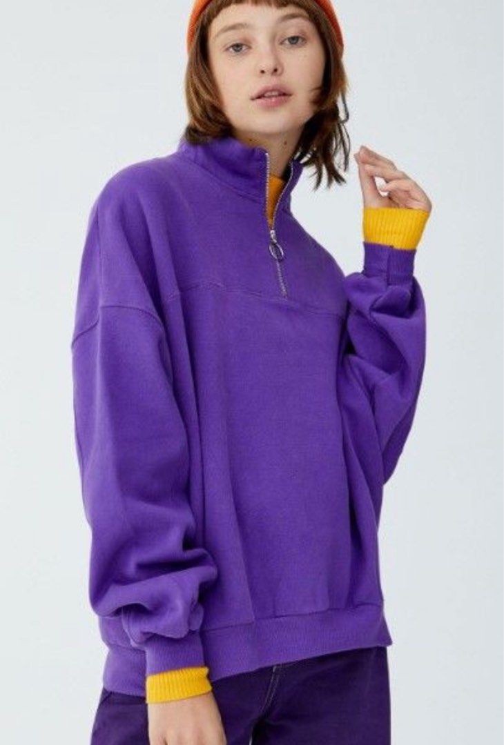 Pull and bear half sales zip