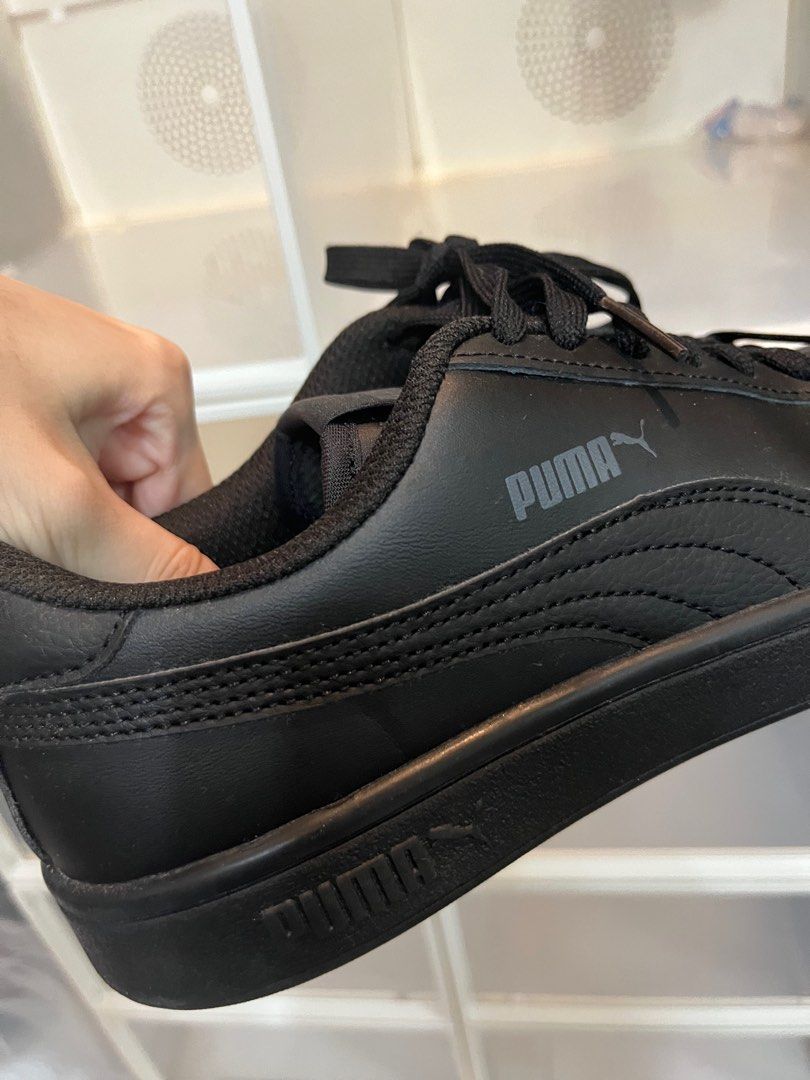 Puma soft discount foam shoes black