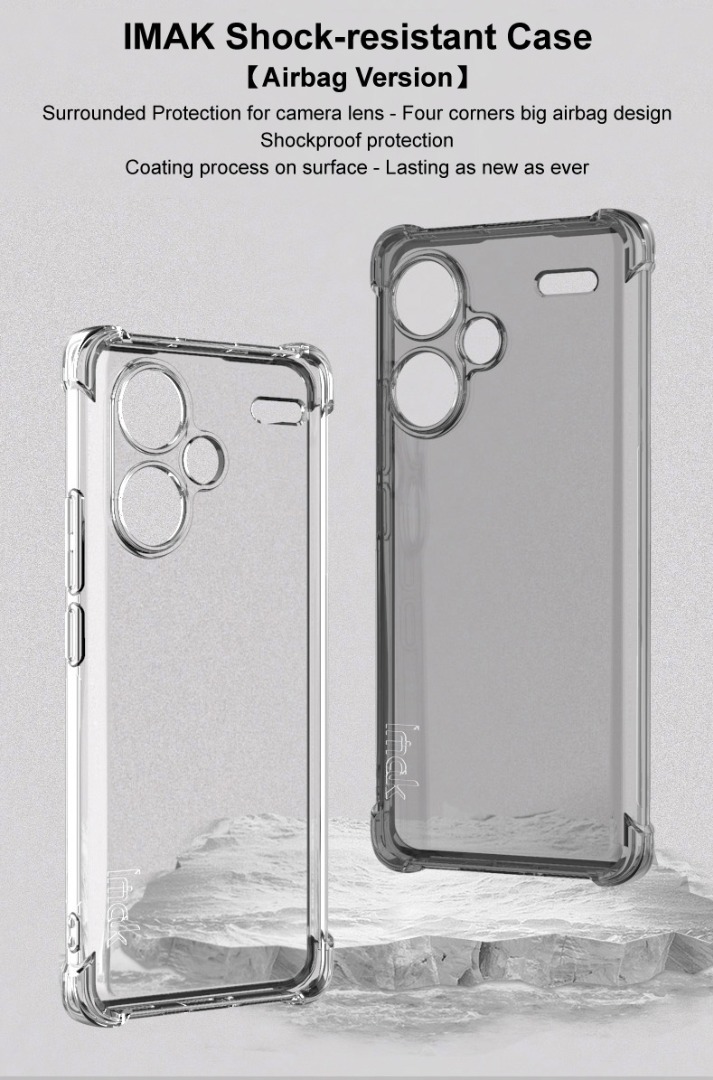 Case for Xiaomi Redmi Note 12 Pro Plus Case Slim Drop Proof Phone Case  [Protect from Drop/Scratch/Fingerprint] Clear Acrylic Back TPU Bumper Thin