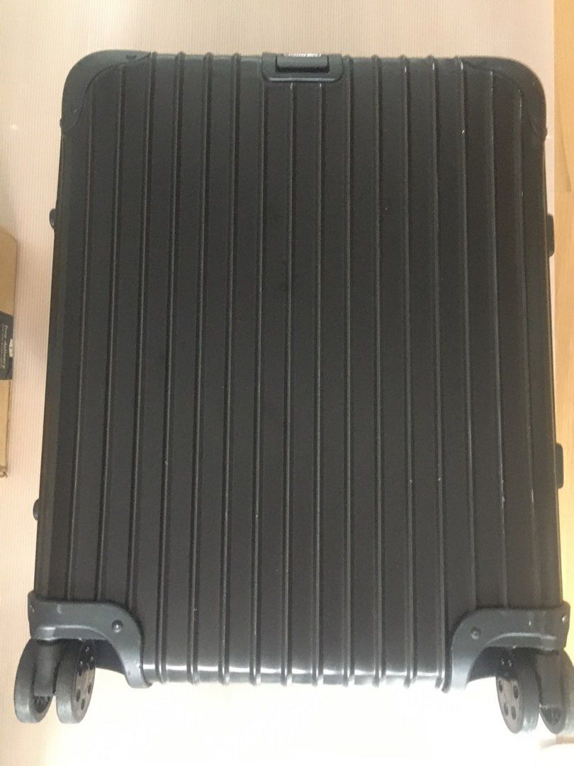 Rimowa Topas Stealth 56 cabin multi wheel suitcase