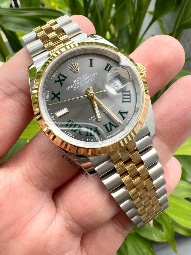 Rolex oyster sales perpetual datejust wimbledon