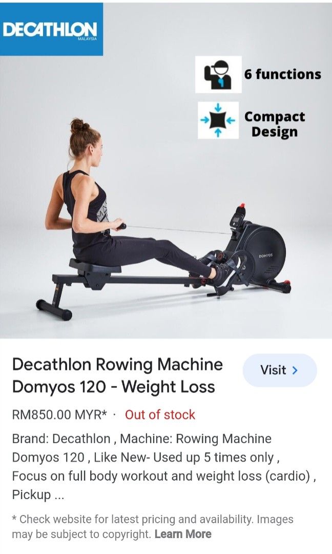 Decathlon rowing machines clearance