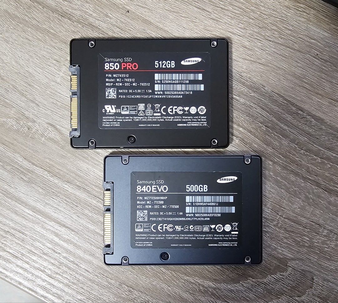 Samsung SATA 2.5" SSD, Computers & Tech, Parts & Accessories, Hard ...