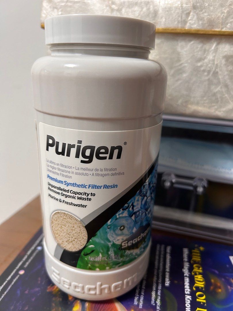  Seachem Purigen, 500 Milliliters, Premium Synthetic Aquarium  Filter Resin : Pet Supplies