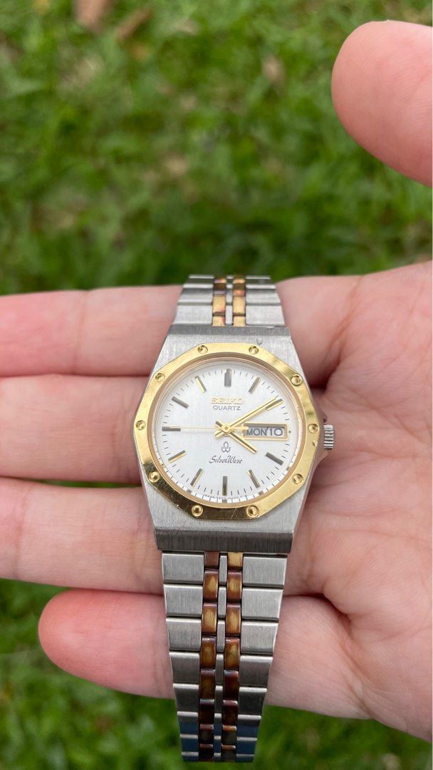 Seiko 2 tone ladies watch deals