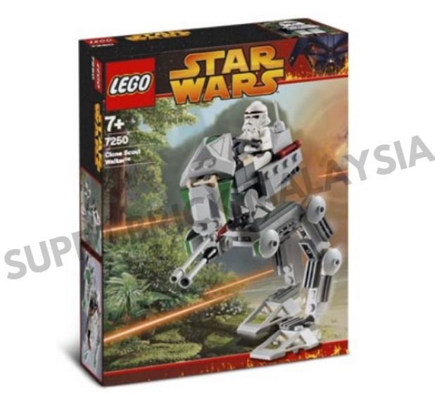 SET 7250 LEGO STAR WARS 2005 Clone Scout Walker MISB BRAND NEW