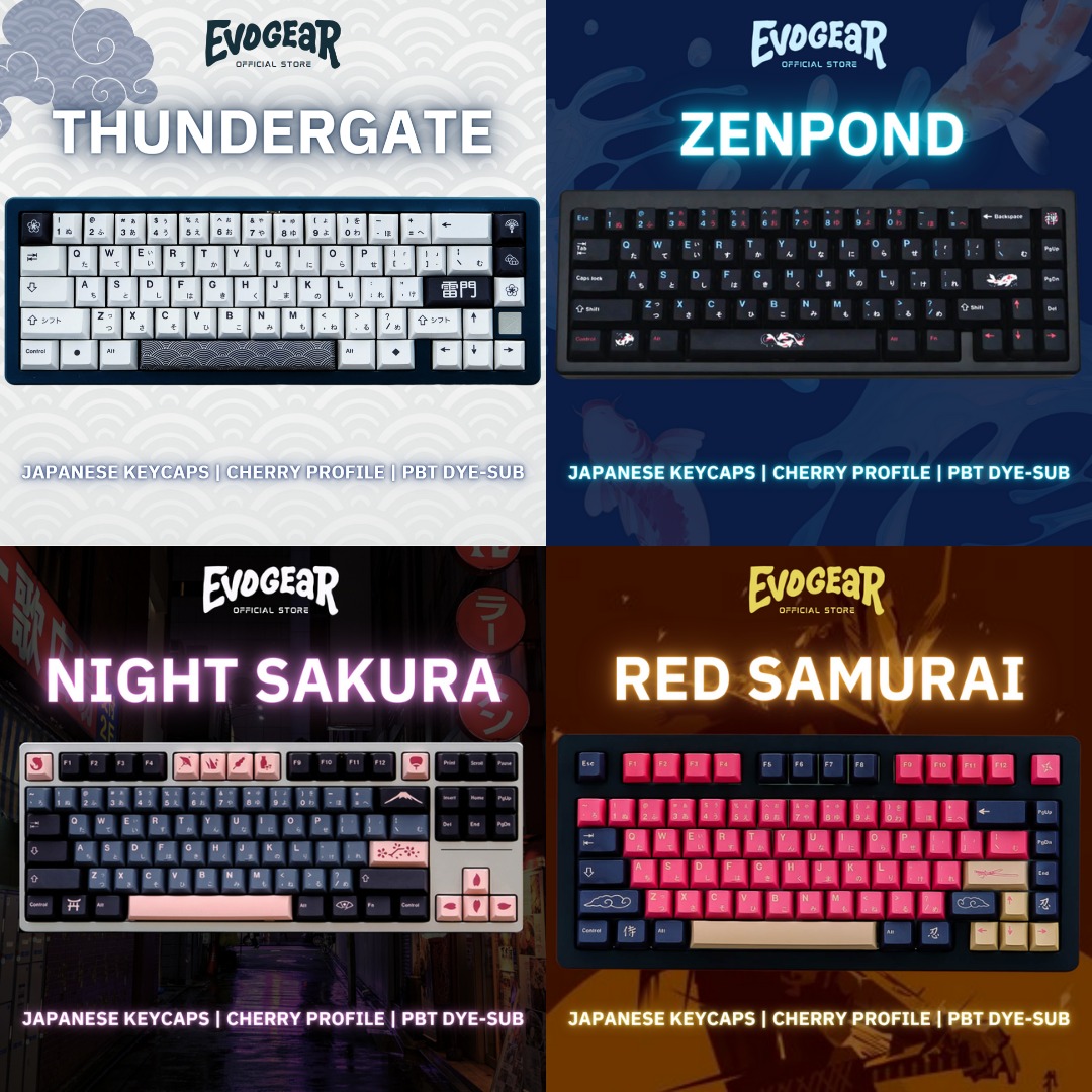 {SG FREE DELIVERY} Thundergate | Night Sakura | Zenpond | Red Samurai ...