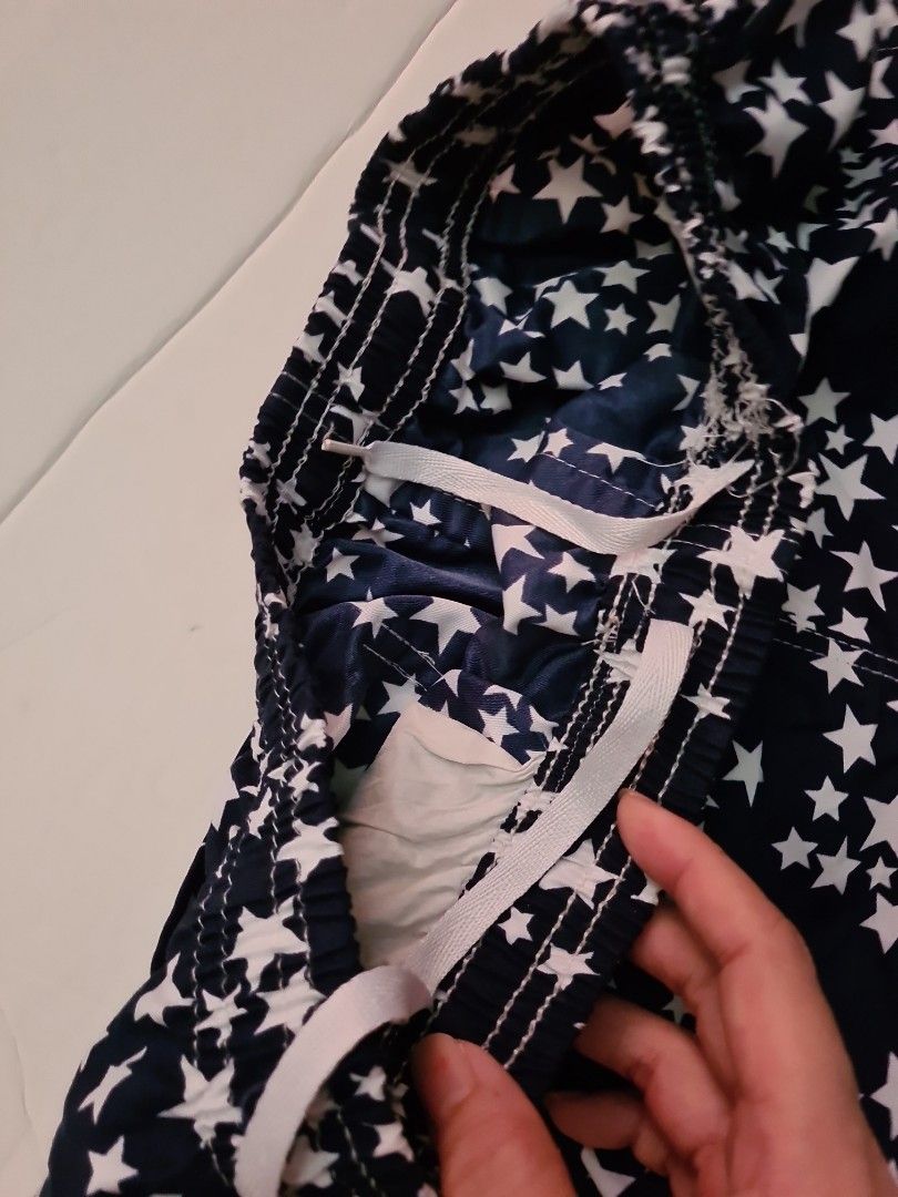 Blue shorts with deals white stars