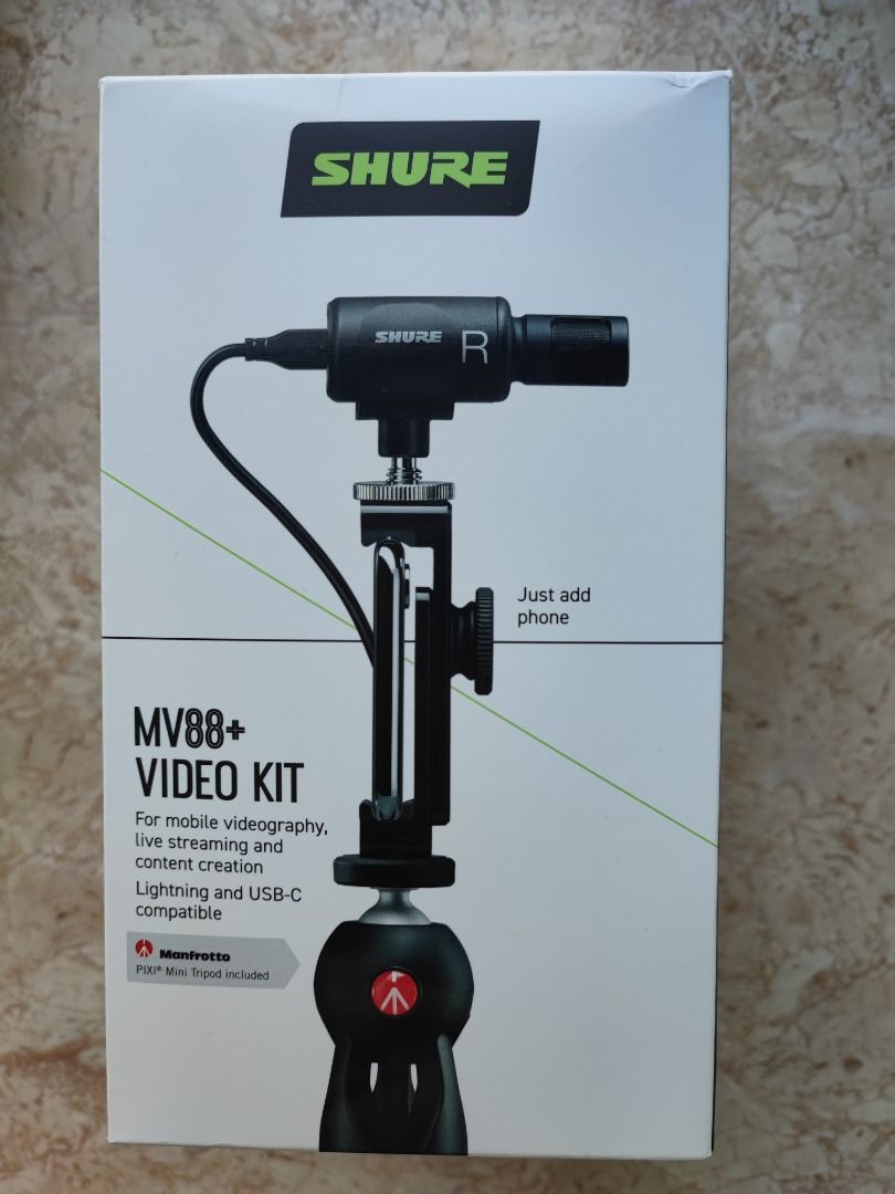 Shure MV88+ Video Kit 錄音咪(100% 未開封Brand New), 攝影器材, 攝錄 
