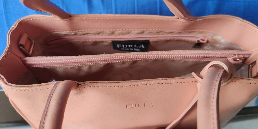 Furla Sling and hand carry pink bag Women s Fashion Bags