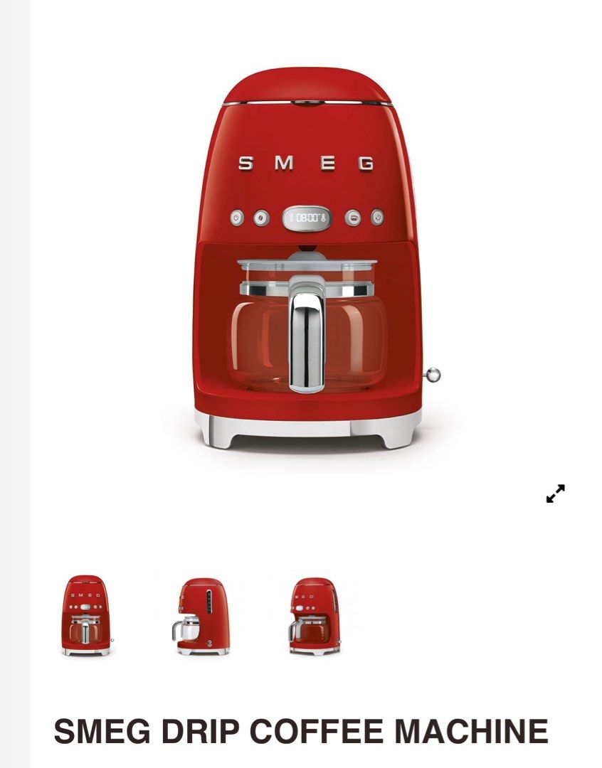SMEG DRIP COFFEE MACHINE, TV & Home Appliances, Kitchen Appliances