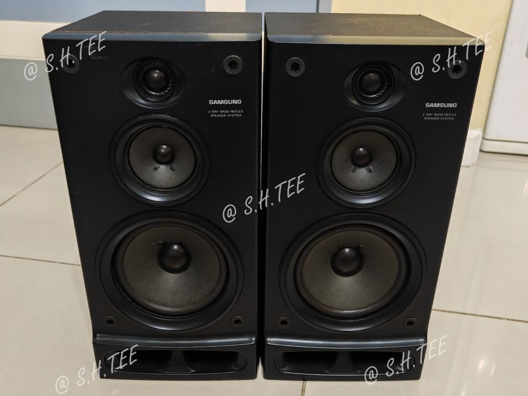 Speaker Samsung 2 Way Vintage Bookshelf 8 for Hifi Amplifier Home