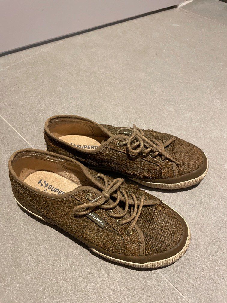 Superga raffia top