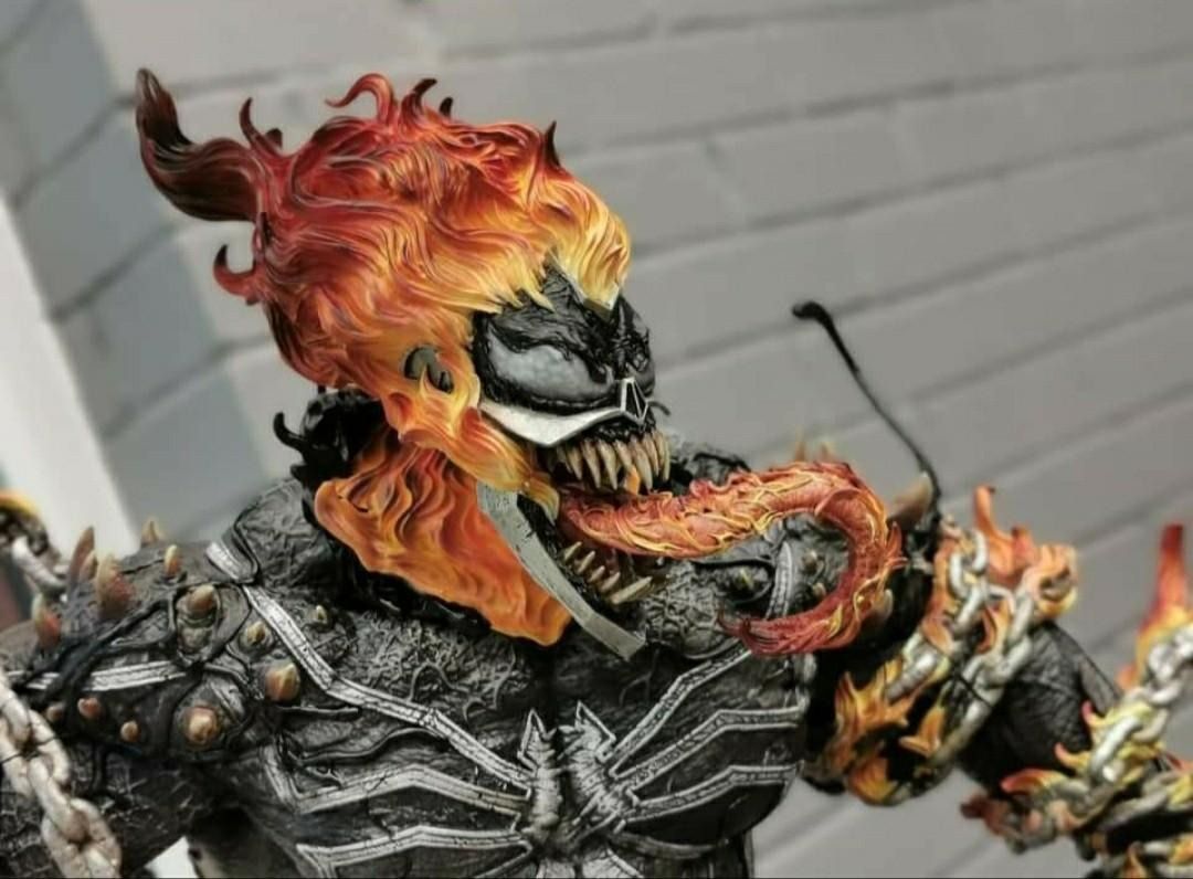 Supremo Studio Venom Ghost Rider Statue, Hobbies & Toys, Toys & Games ...
