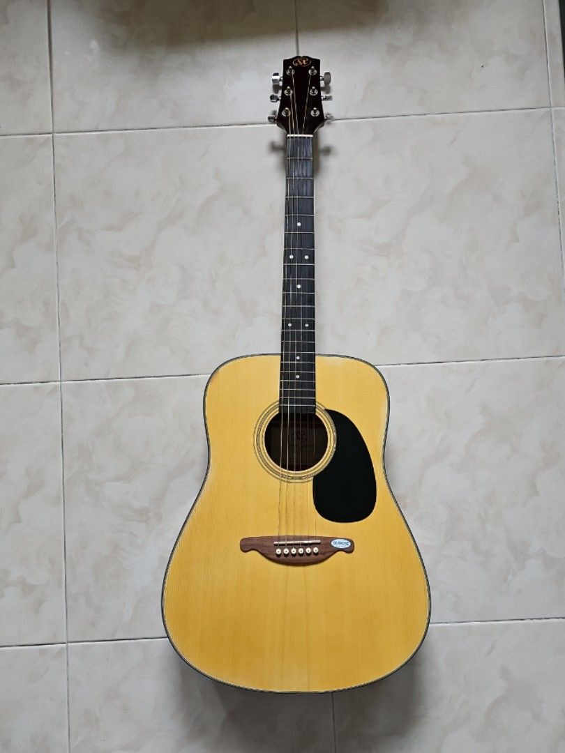 Sx dg1k top acoustic guitar