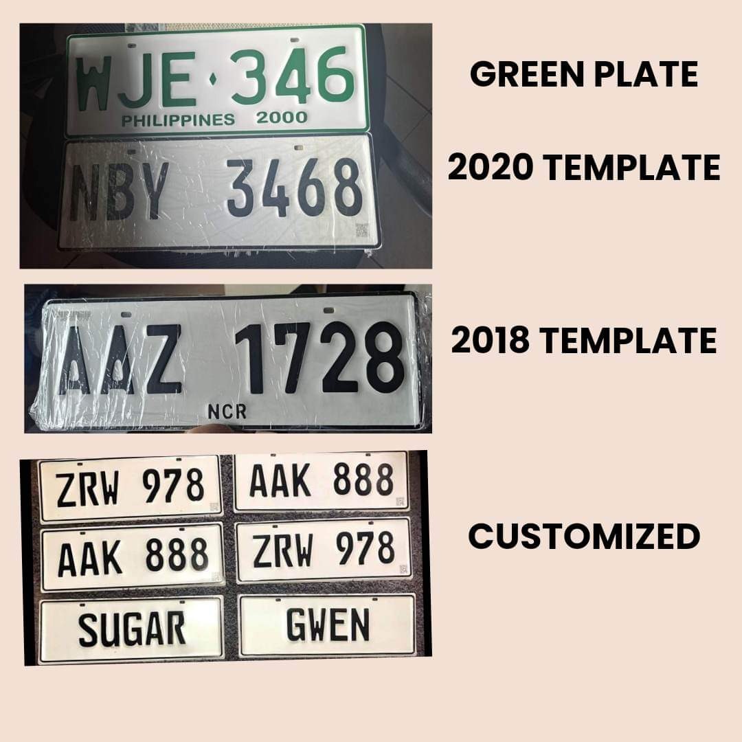 Temporary Car / Motor License Plates, Car Parts & Accessories, Emblem ...