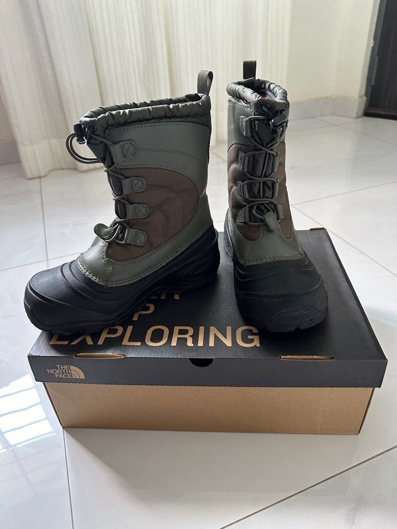The North Face Alpenglow IV boots for youth Luxury Sneakers Footwear on Carousell