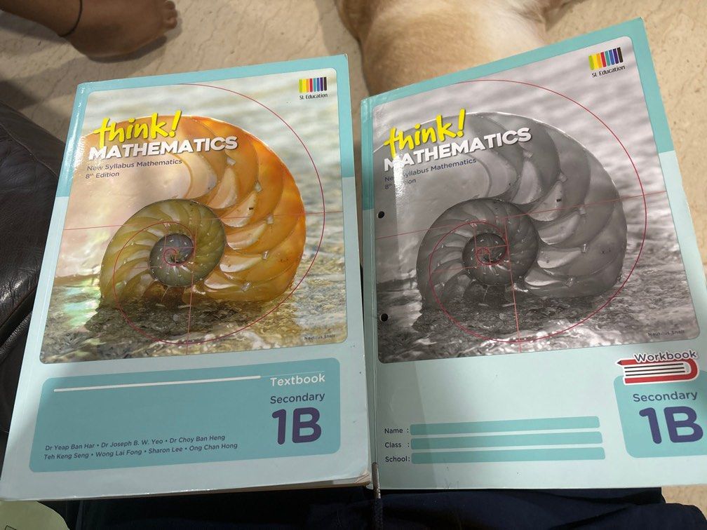Think Maths 1B (Category: Textbooks) located in Singapore. Submitted by maha.anandth (Listing ID 1275734821, Image 1). Description: Textbook is new Work only 1st 2 qnd done.