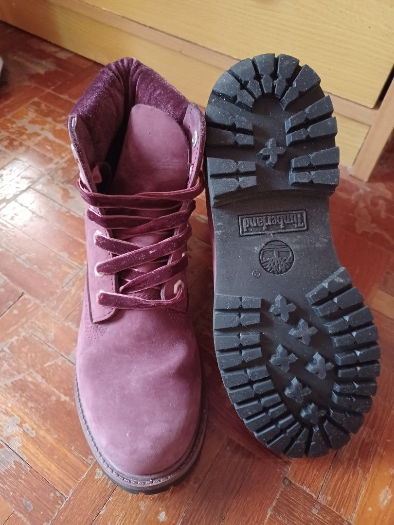 Velvet timbs on sale