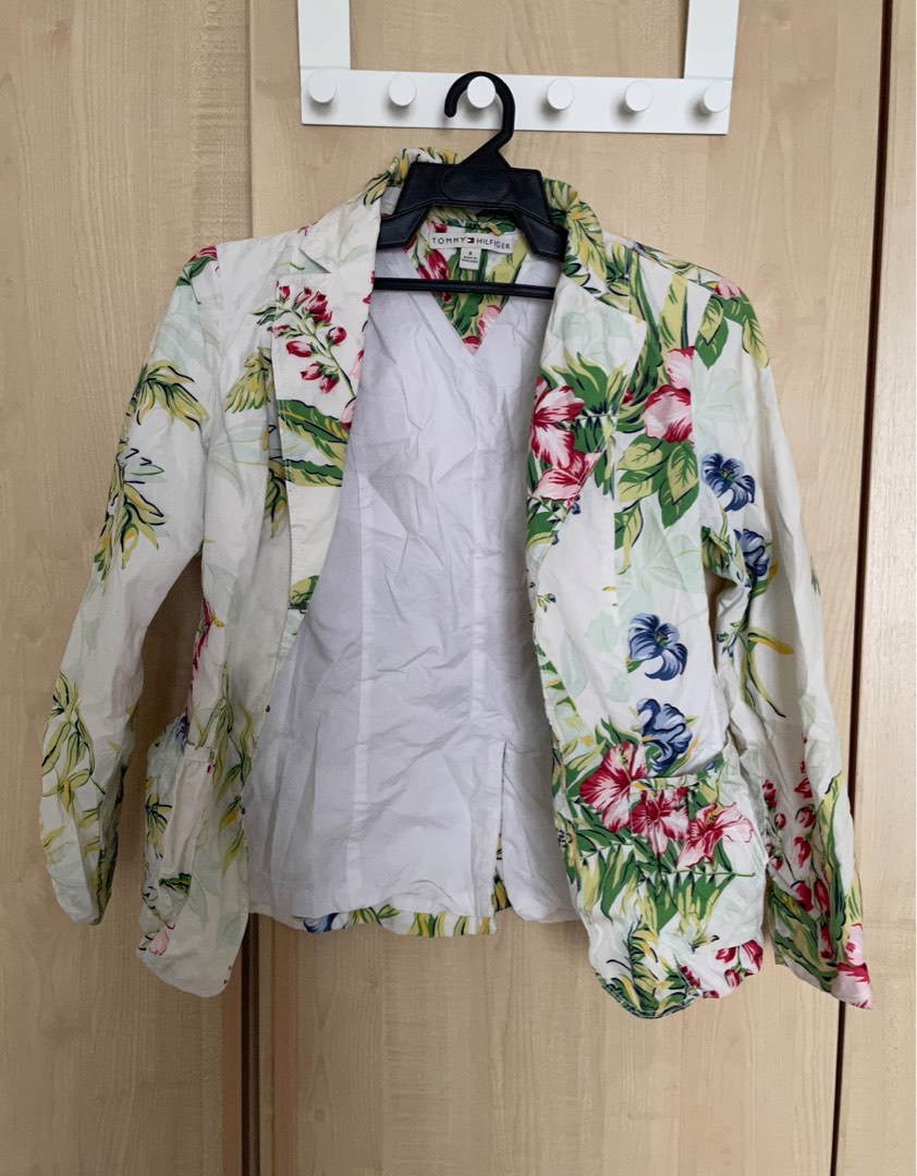 Tommy hilfiger floral new arrivals jacket
