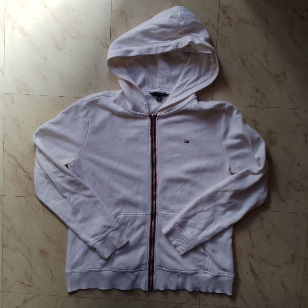 Tommy hilfiger white hot sale jacket womens