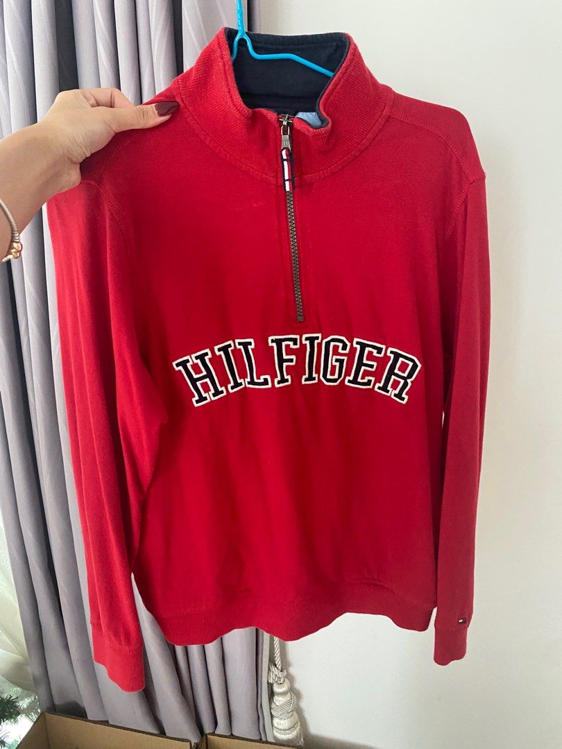 Tommy hilfiger best sale half zip jacket