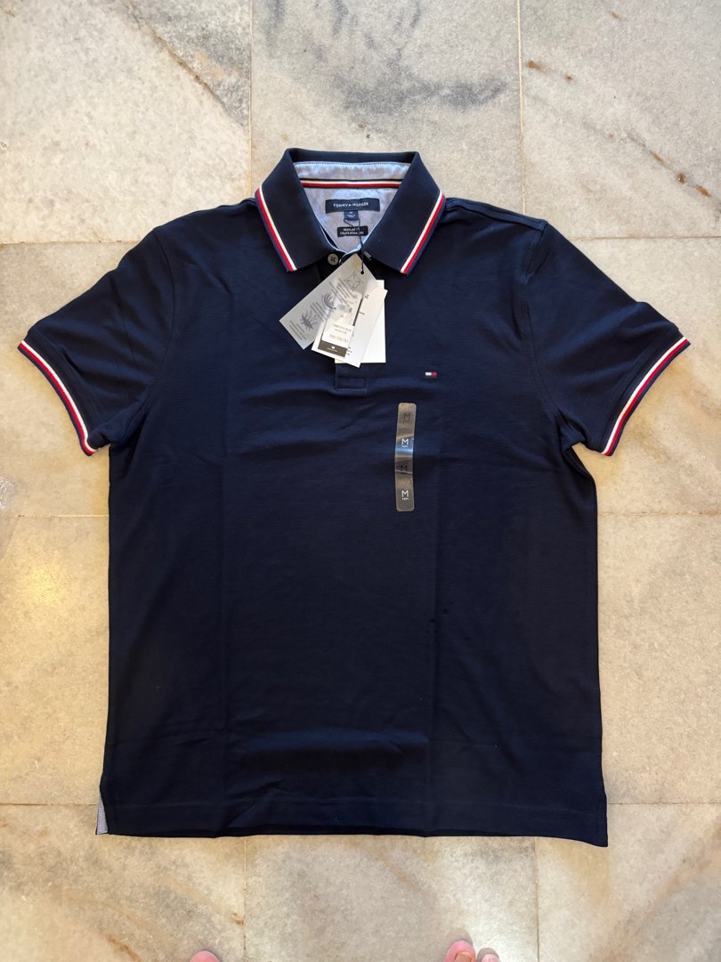 Tommy Hilfiger Polo T Navy Blue Men s Fashion Tops Sets