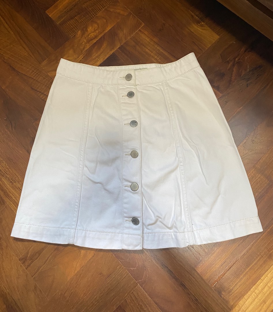 White Denim Skirts | Shop at ASOS