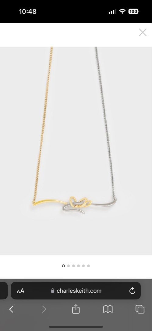 Gold necklace that says princess shop