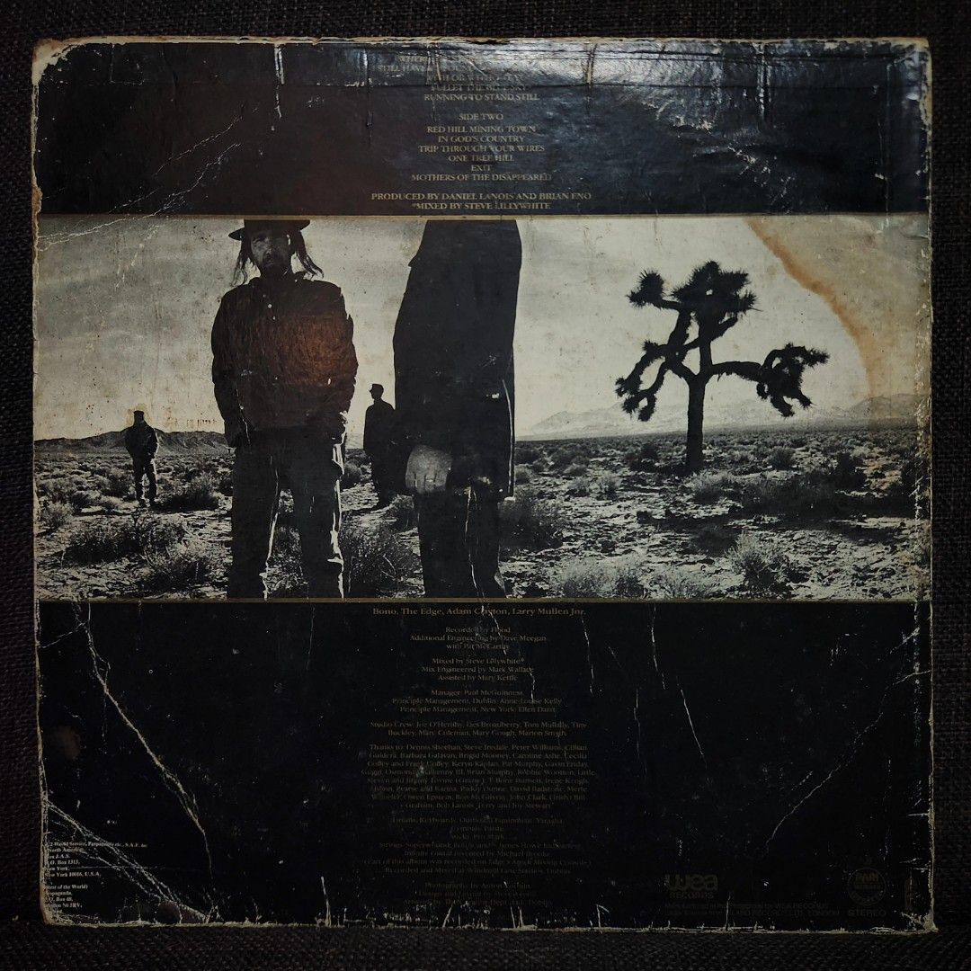 U2 - Joshua Tree LP (Category: Vinyls) located in Caloocan City. Submitted by Secondhand_Sureshots (Listing ID 1275713860, Image 2). Description: U2 - Joshua Tree LP Cover G Medium VG Php 850 Domestic pressing. Cover has seen better days. #u2 #joshuatree #newwave #80s #philippinepressing #vinylph #recordsforsale.