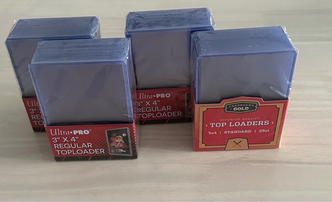 Cardboard Gold vs. Ultra Pro Standard Size Top Loaders 