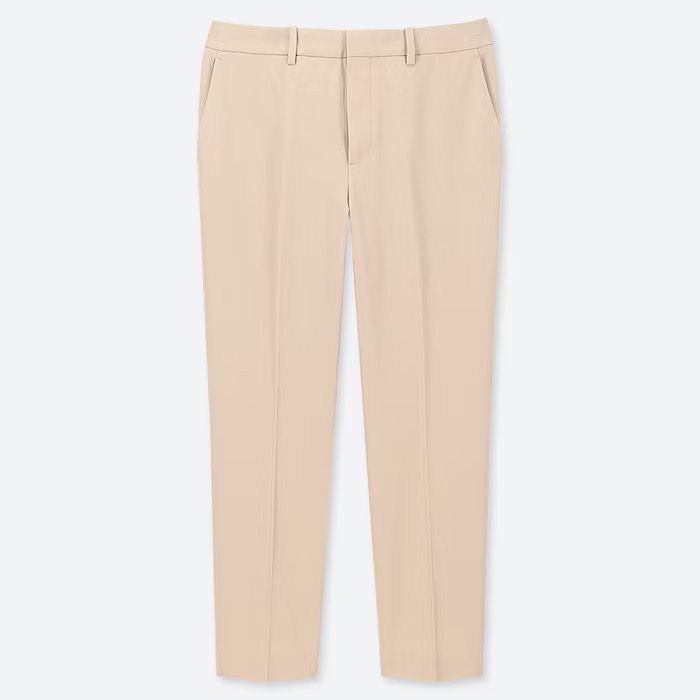 Uniqlo easy care stretch cropped pants discount