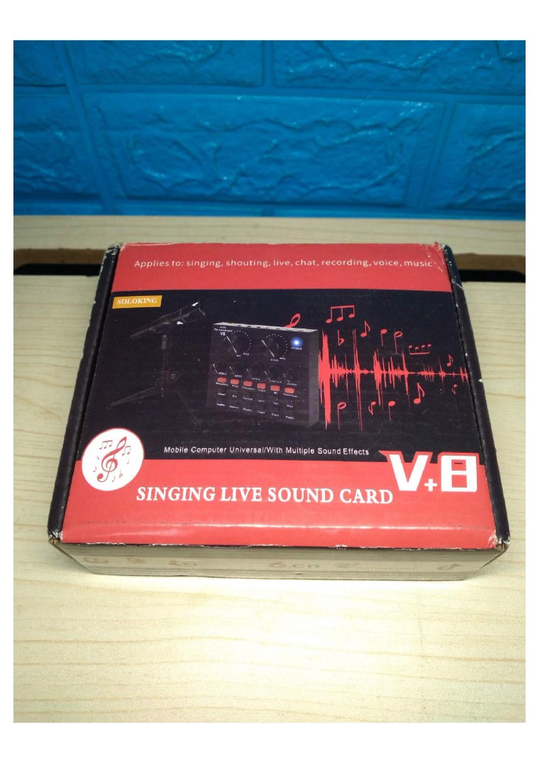 V8 SoundCard, Audio, Other Audio Equipment on Carousell