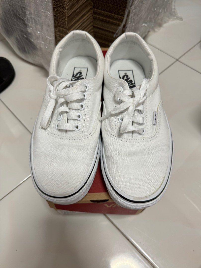 White discount era vans