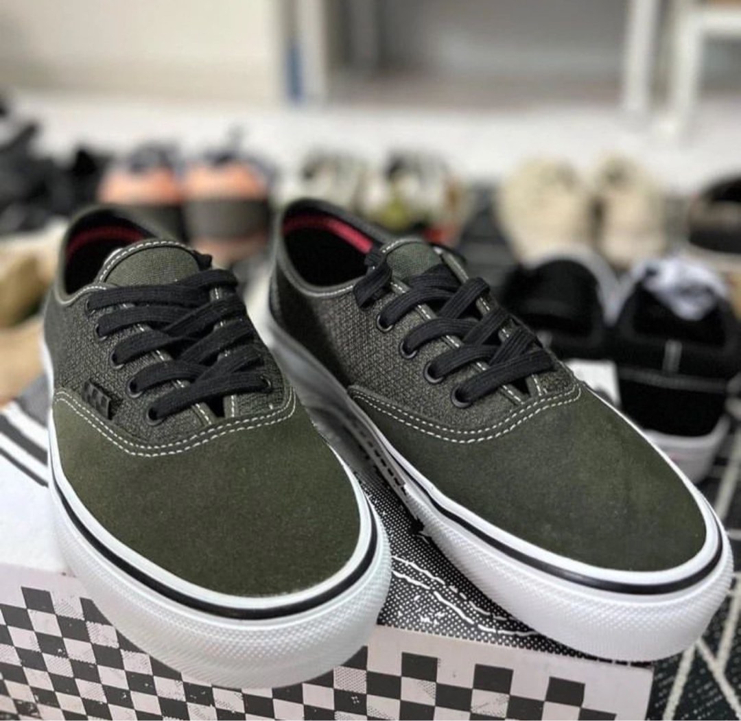 Vans authentic hot sale forest green