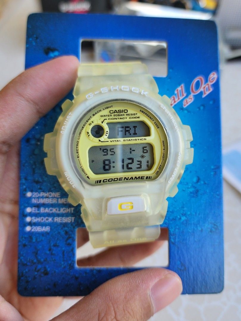 VINTAGE GSHOCK DW6910K CODE NAME ICERC NOS, Men's Fashion, Watches