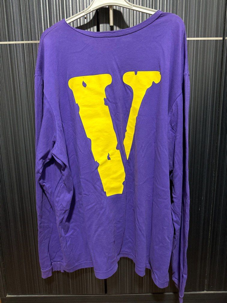 Vlone long sleeve purple top