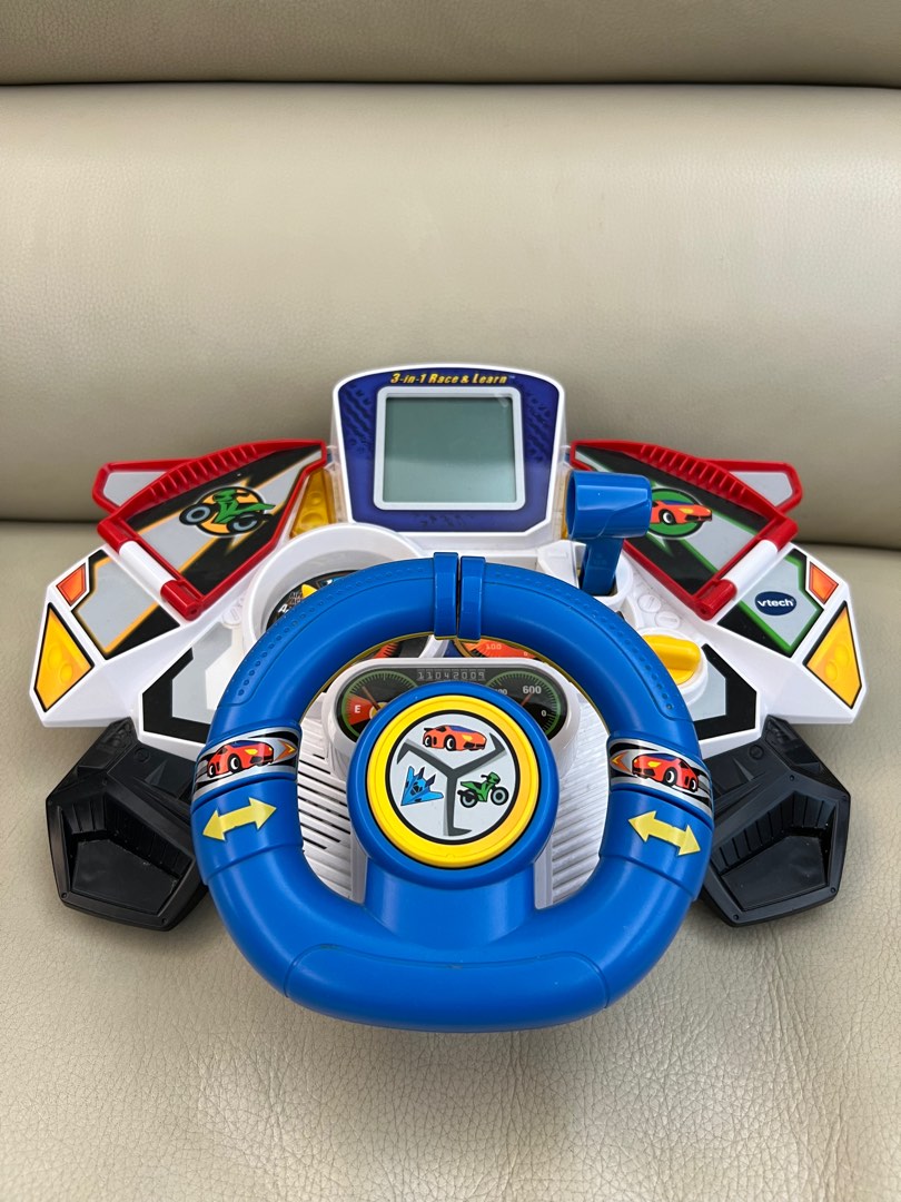 VTech 3in1 Race and Learn Driving Console, 兒童＆孕婦用品, 嬰兒玩具 Carousell