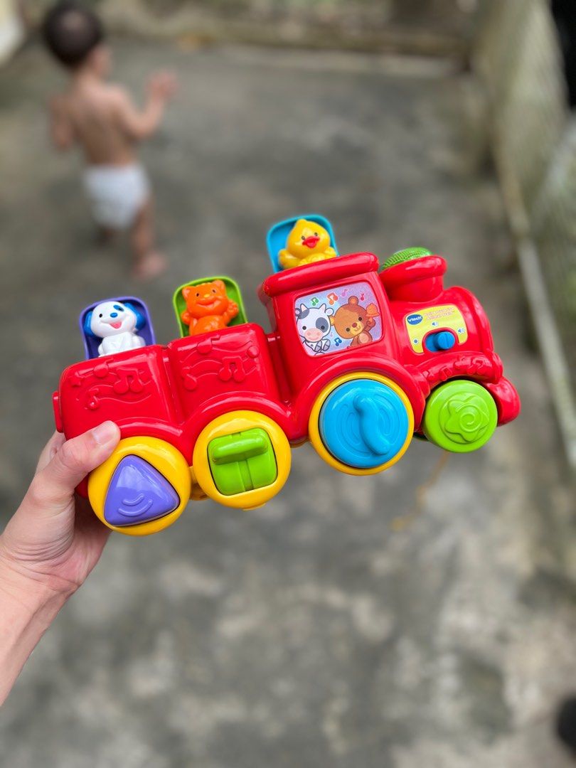 Vtech roll and surprise animal train discount