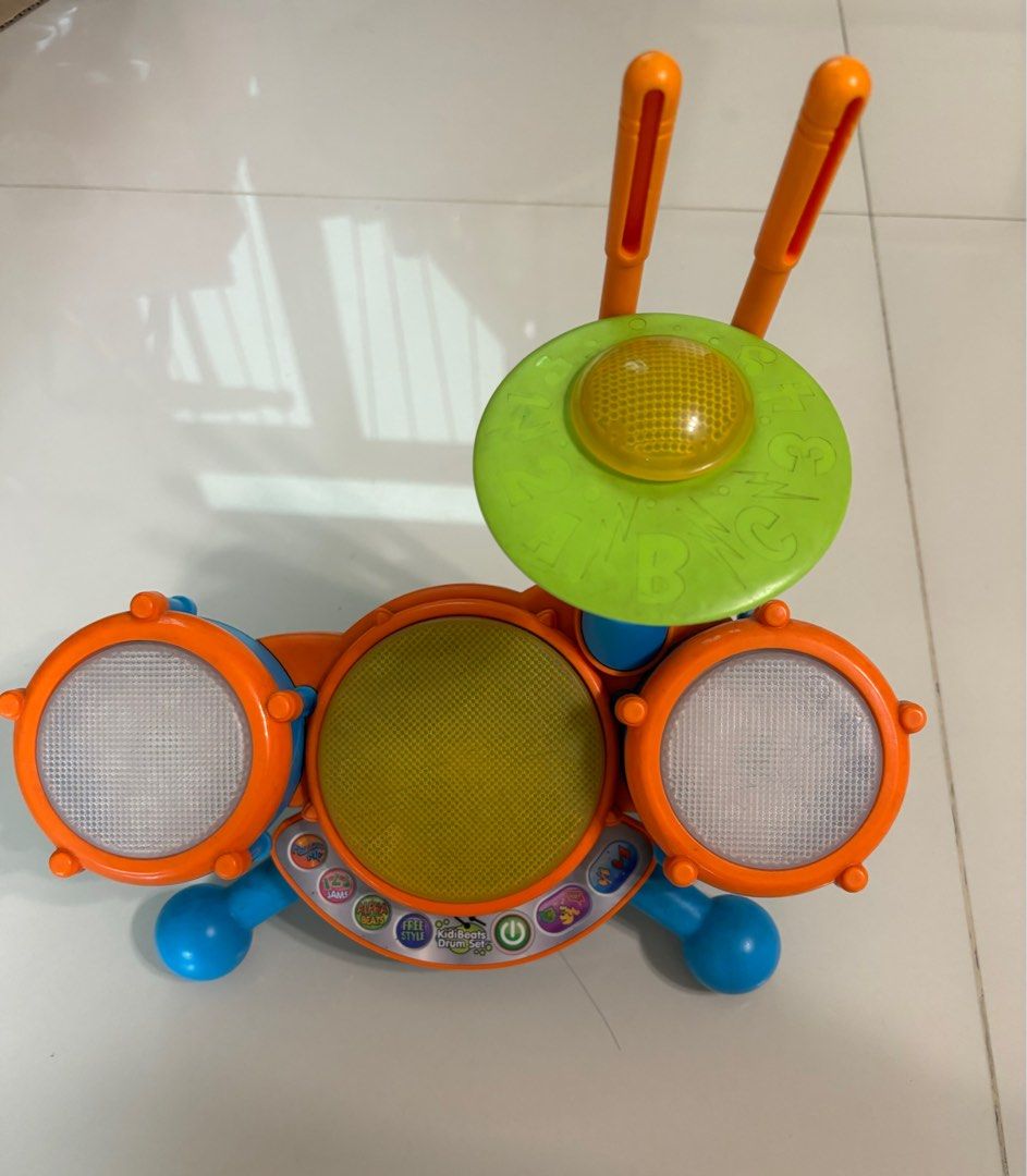 Vtech Kidibeats Drum Set, Hobbies & Toys, Toys & Games on Carousell