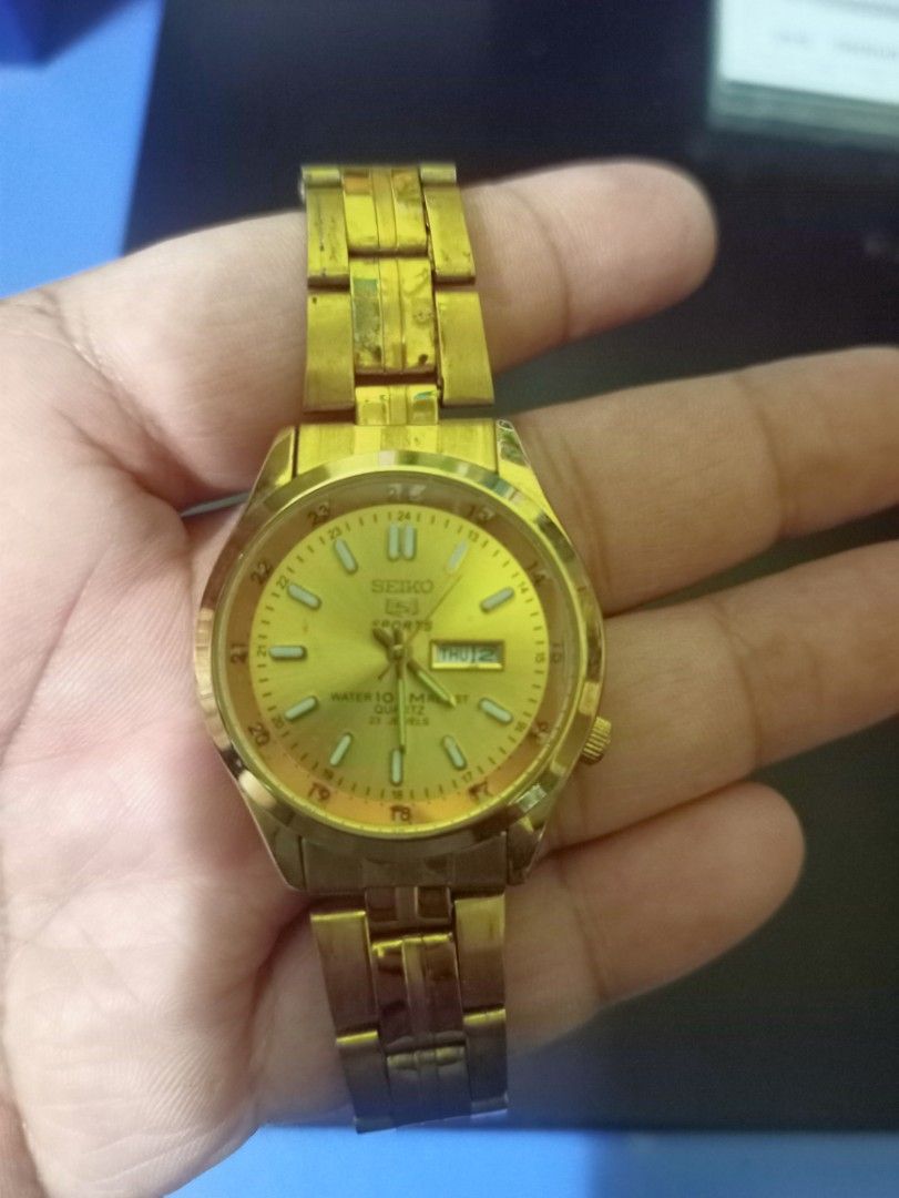 Jam seiko gold sales