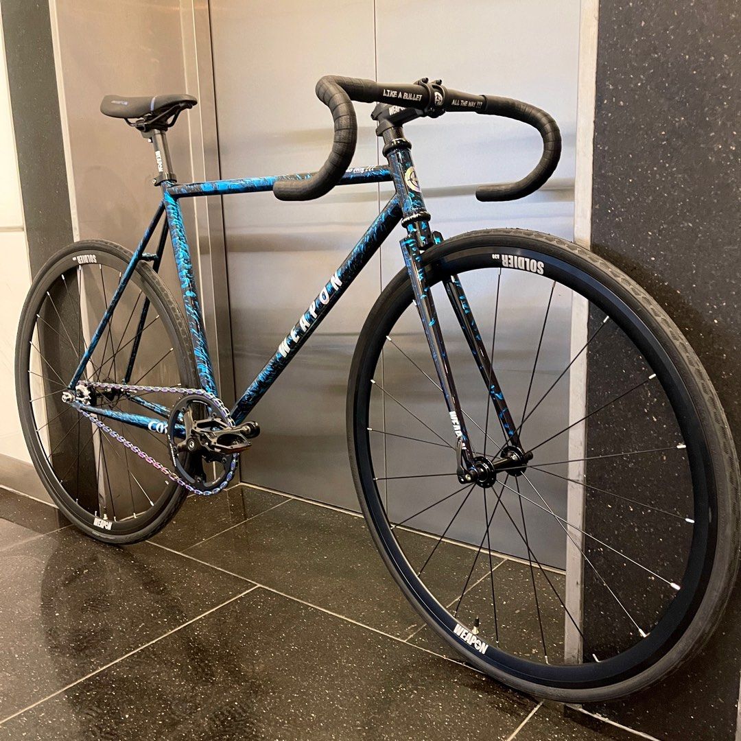 Steel single speed bike clearance