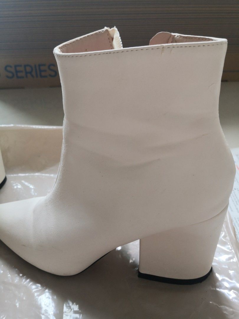 White Boots Size 3