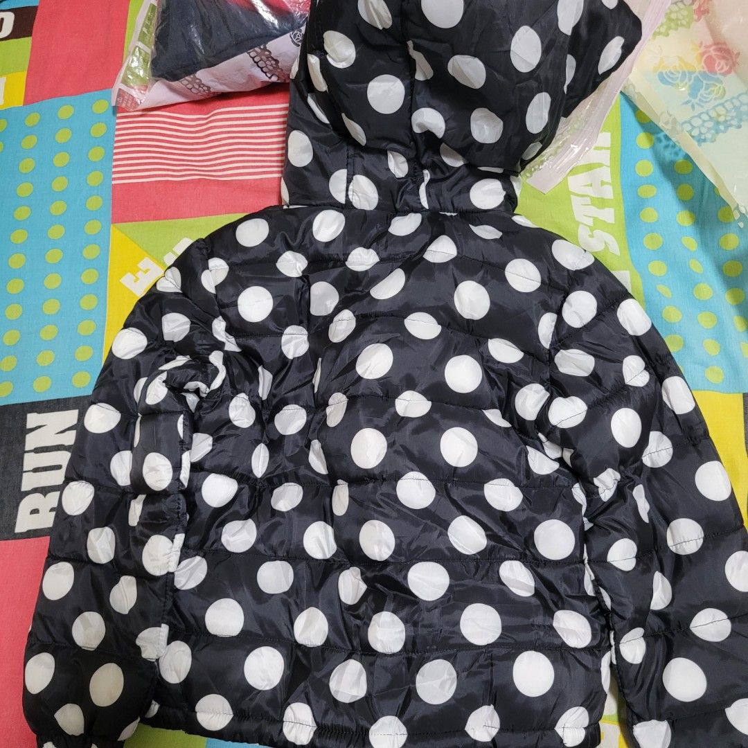 White polka outlet dot jacket