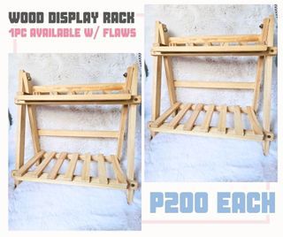 Wood Display Rack