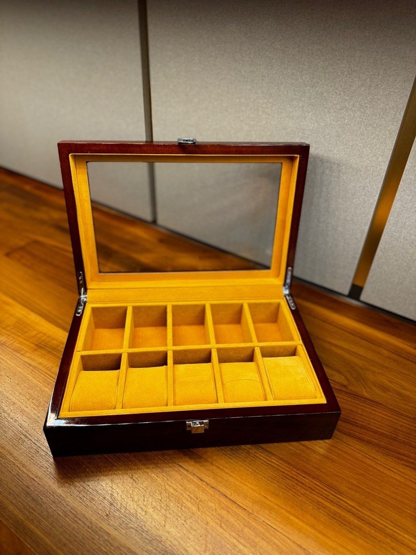 Wooden Jewellery Watch Box Men s Fashion Watches Accessories