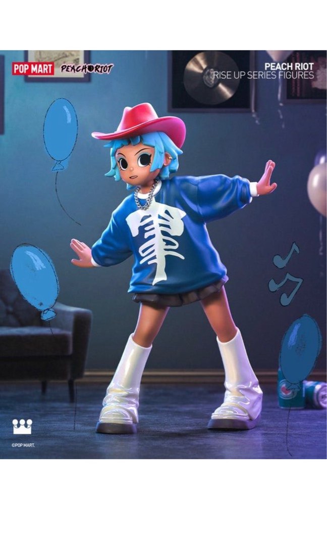 Frankie：Diva POPMART Peach Riot Rise Up Peach Riot Rise Up Series Frankie-Diva – TOYSEZ