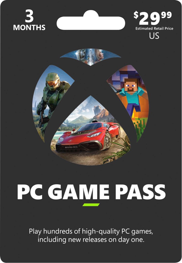 Xbox PC Game Pass 3 Months Redeem by 2 Mar 2024 Video Gaming