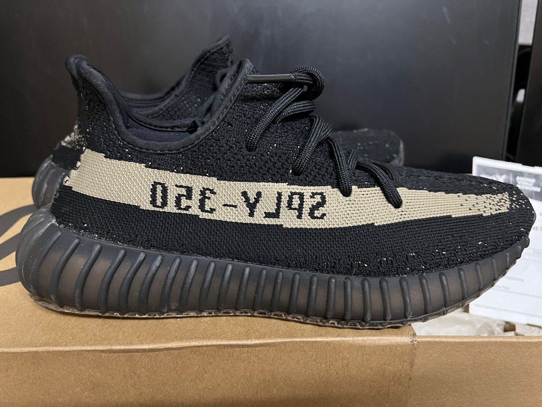 Yeezy 350 V2 Core Black Green