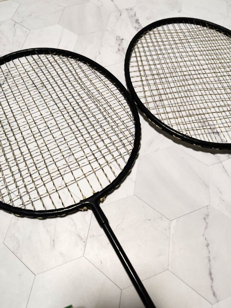 Yonex Badminton Racket Shuttlecock + Racket Grip Badminton Set, Sports ...